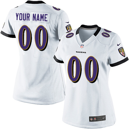 Baltimore Ravens Women Custom Jerseys 002